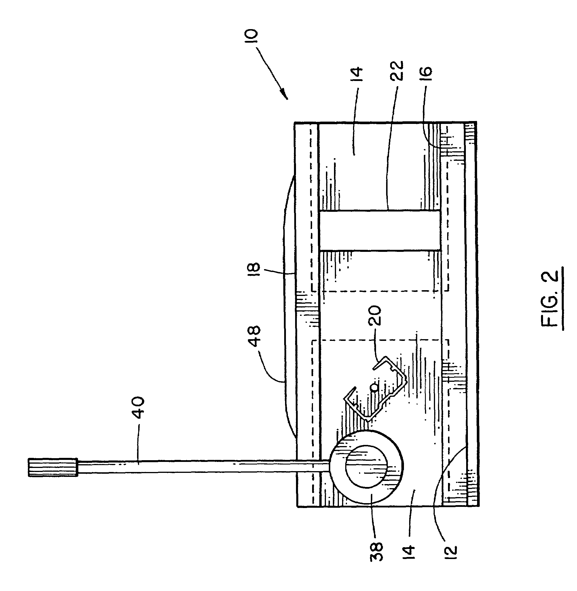 Single plate cut down apparatus