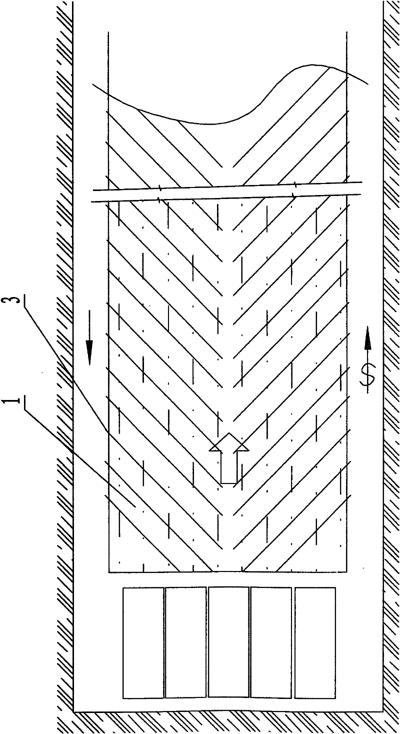 Method for reinforcing working surface of loose and soft coal bed by utilizing nonmetal grouting anchor cable