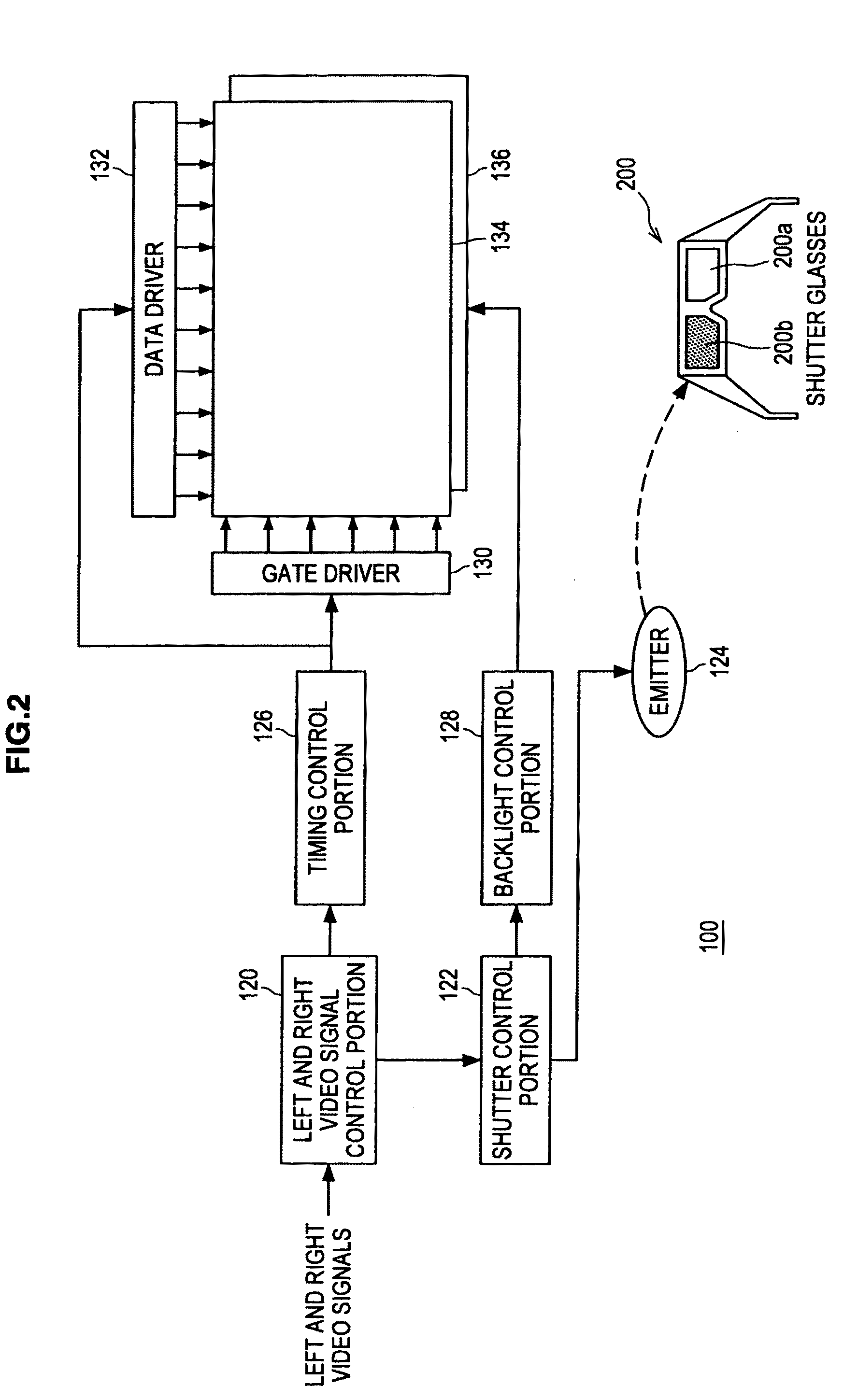 Image display device, image display viewing system and image display method