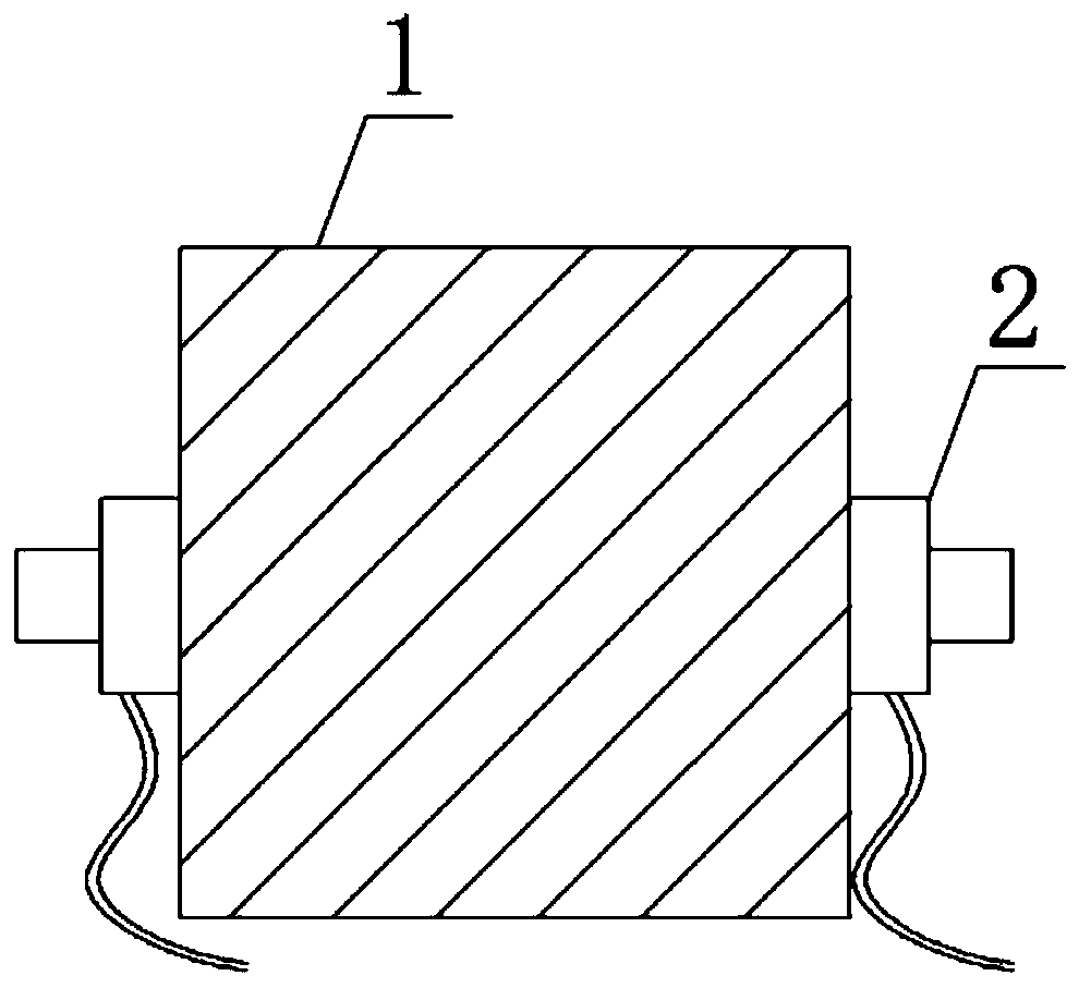 Aggregate elasticity modulus detection method and application