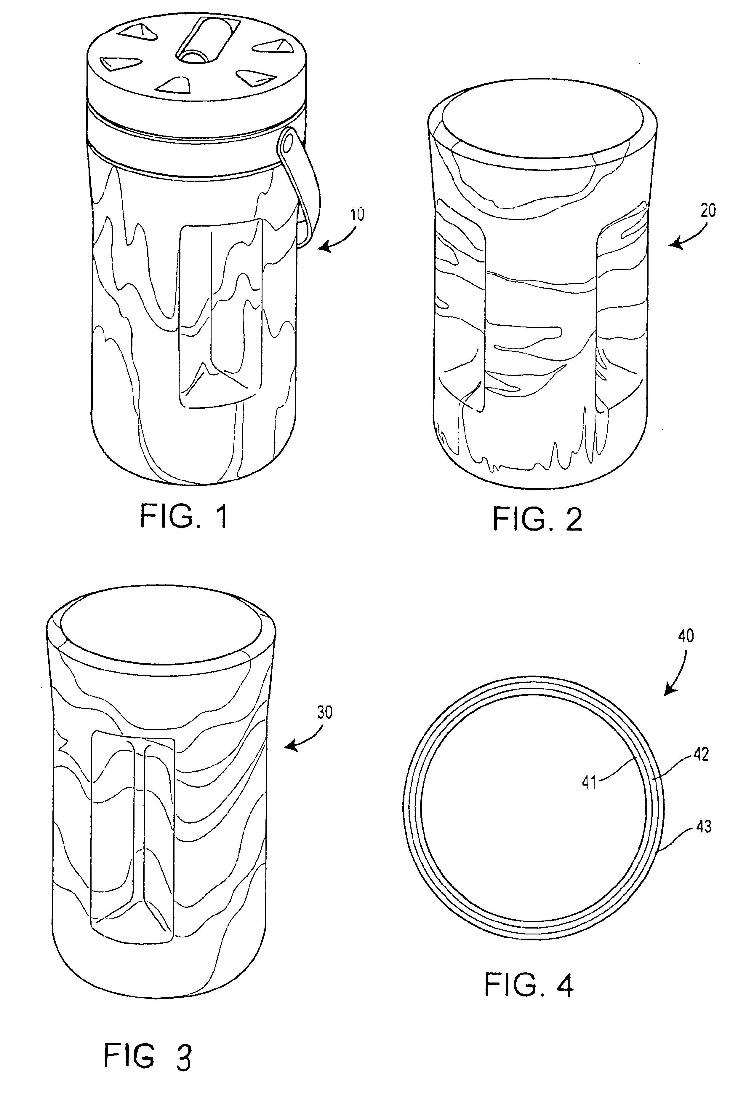 Blow-molded articles with decorative finish