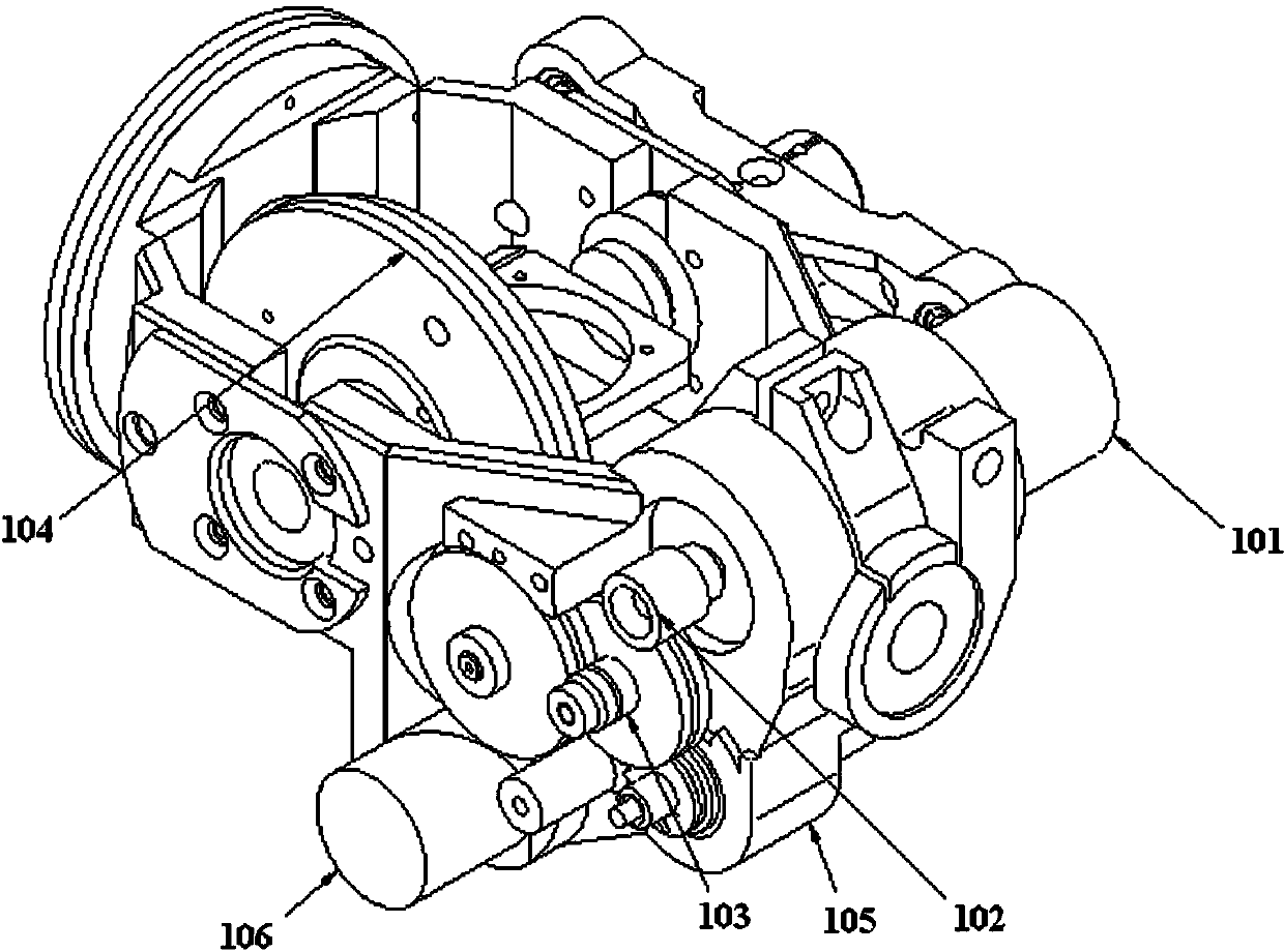 Double-gear assembly provided with backlash spring and mounting method thereof