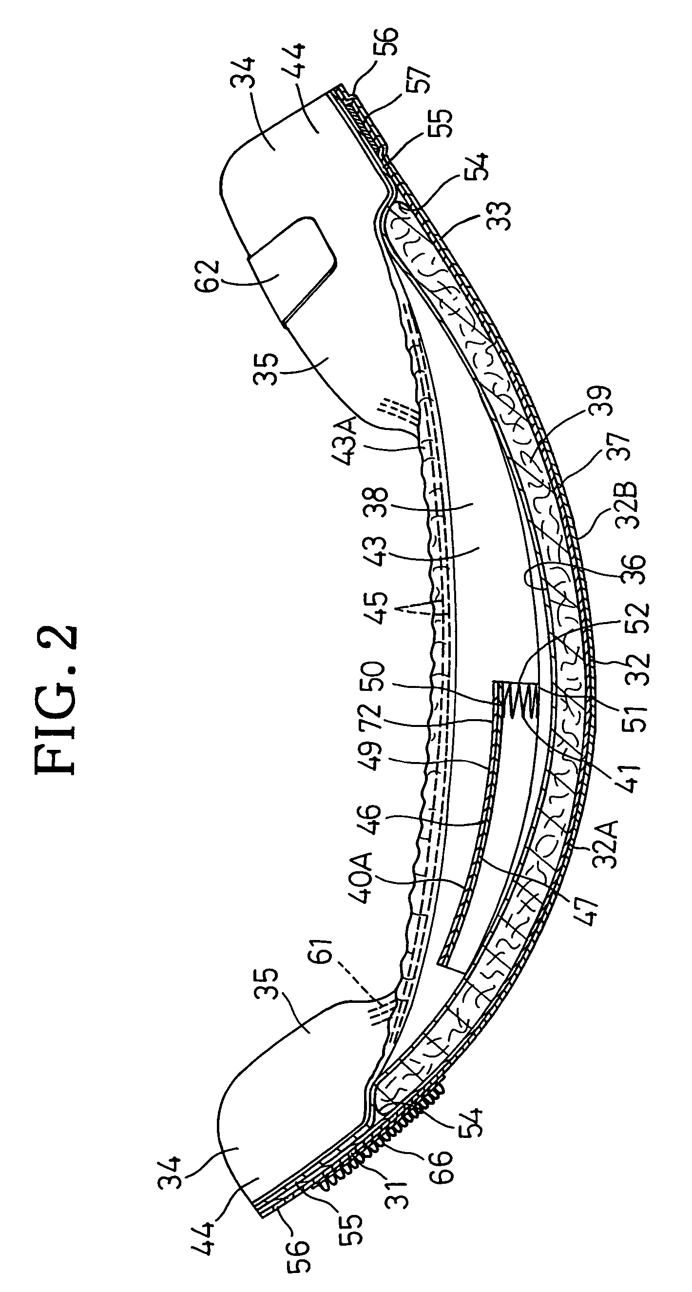 Disposable wearing article