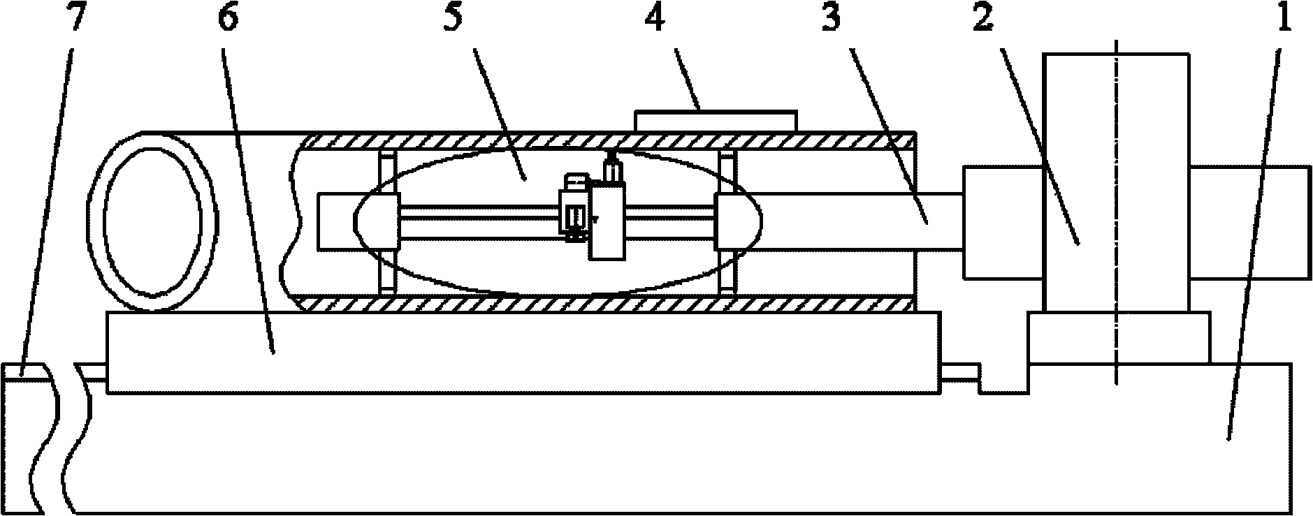 Equipment and method for milling inner surface of bent pipe