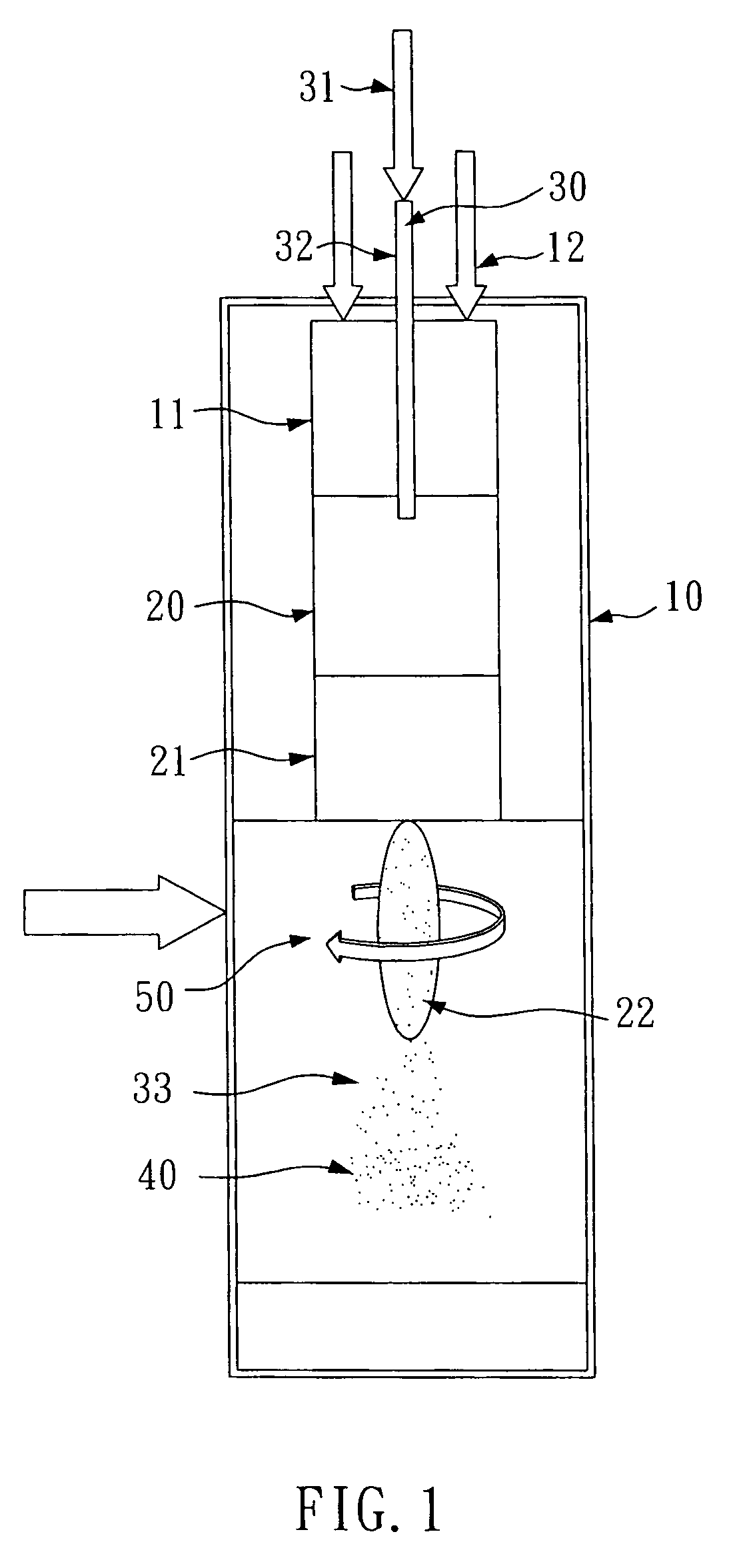 Method for manufacturing nanopowders of oxide through DC plasma thermal reaction