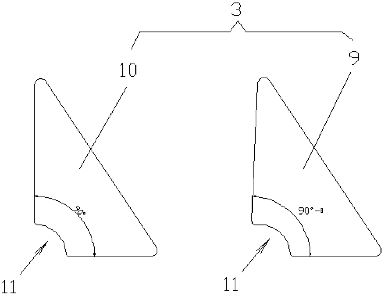 A combined tool for positioning heating coil supports of a marine liquid cargo tank