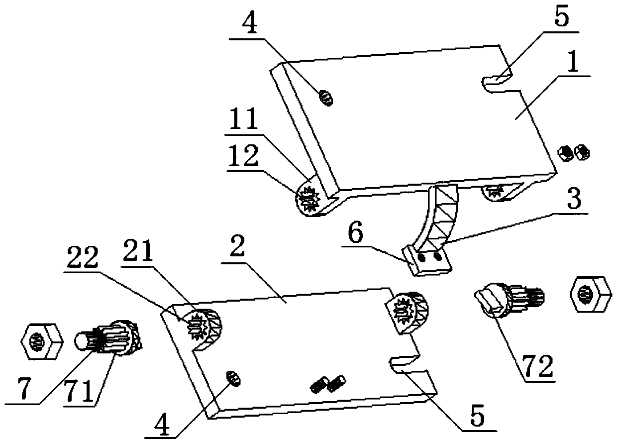 Lightning arrester leakage ammeter switching device