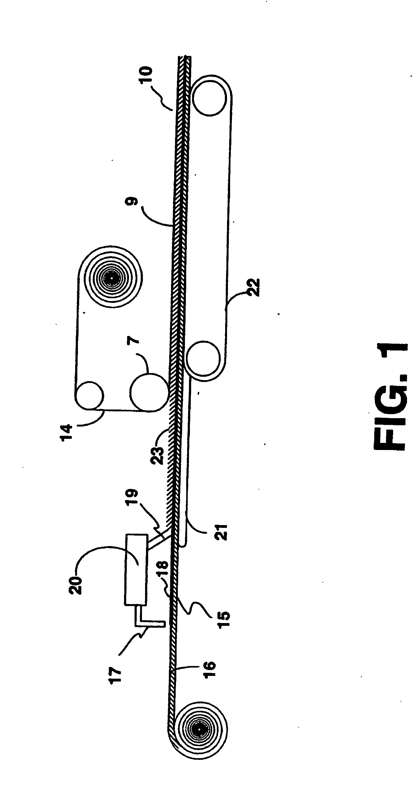 Use of pre-coated mat for preparing gypsum board