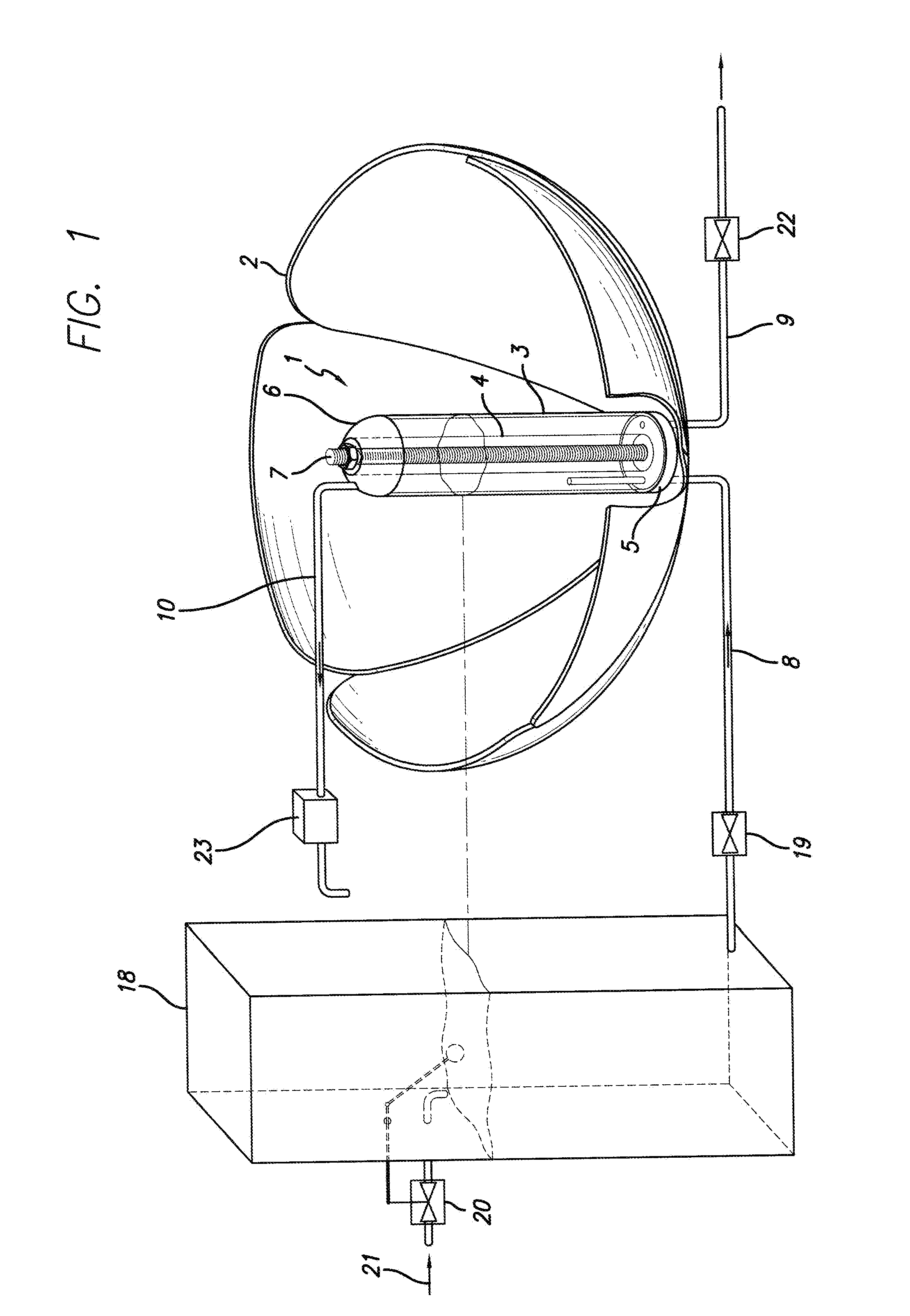 Solar distillation device