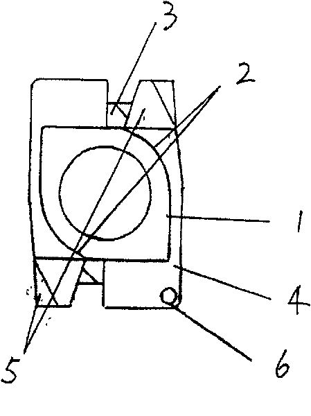 Sliding bracket for automobile lamp fixture mounting groove