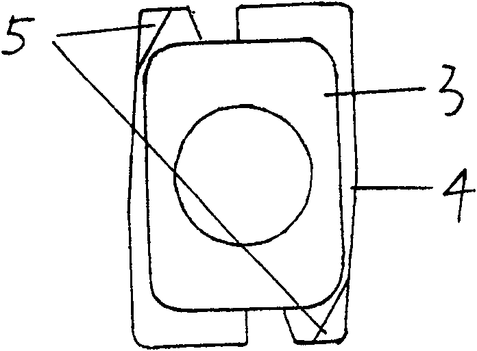 Sliding bracket for automobile lamp fixture mounting groove