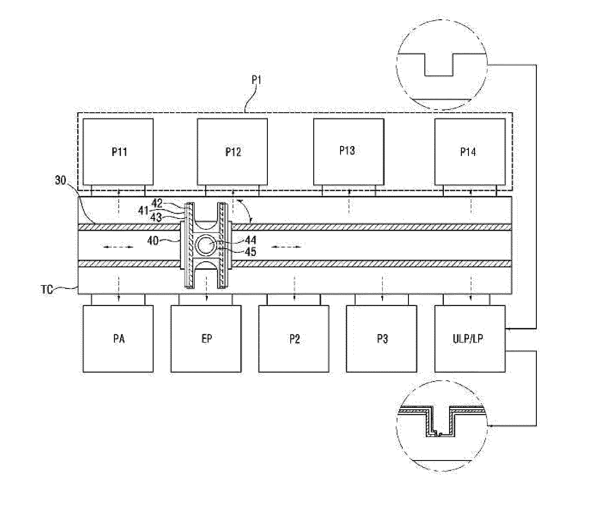 Device for manufacturing integrated thin film solar cell