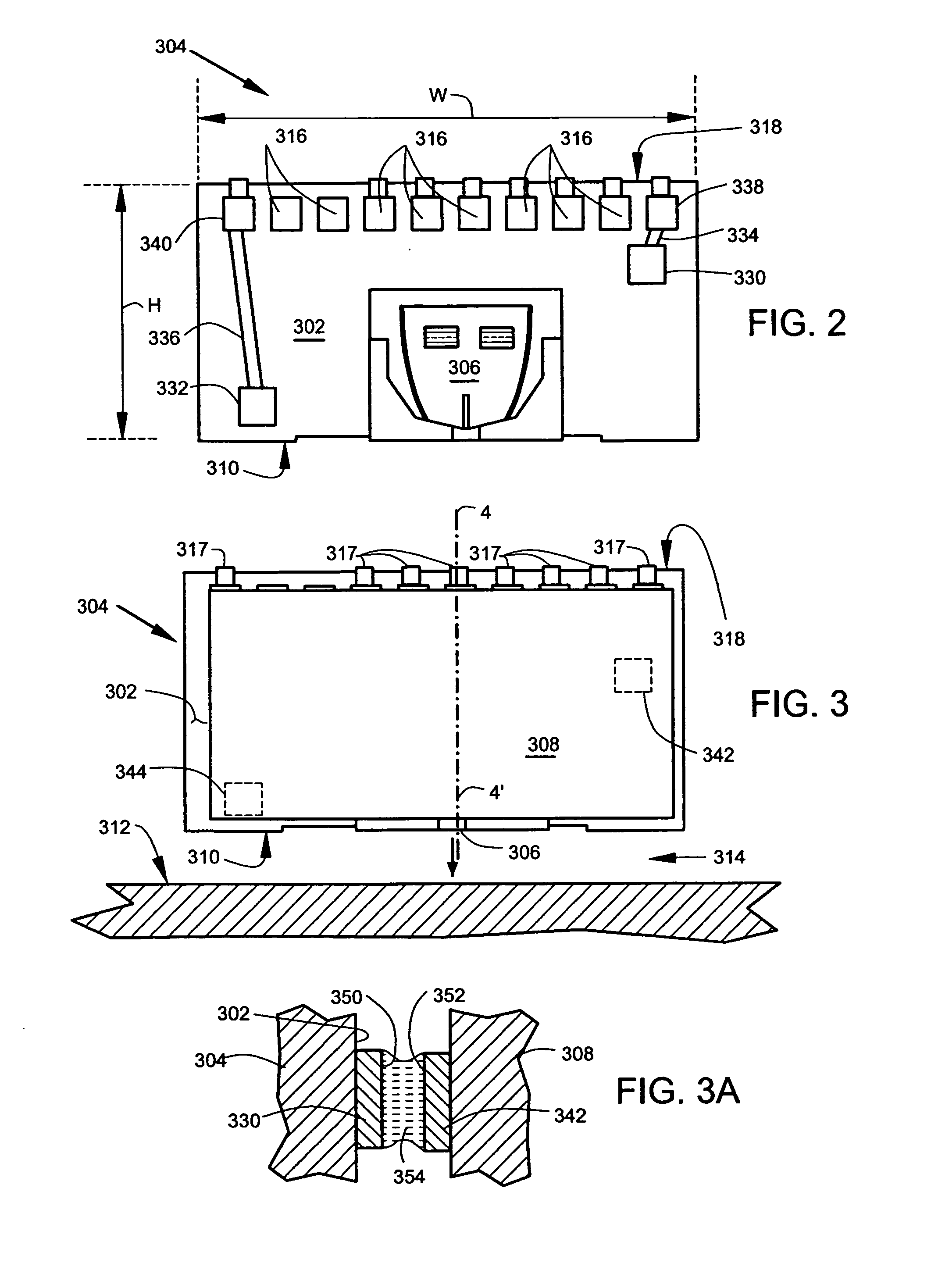 Optoelectronic emitter mounted on a slider