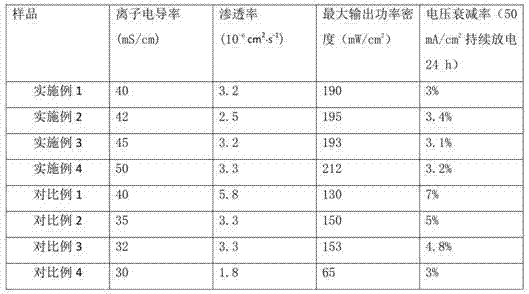 Amphoteric ion exchange membrane for fuel cell and preparation method of amphoteric ion exchange membrane