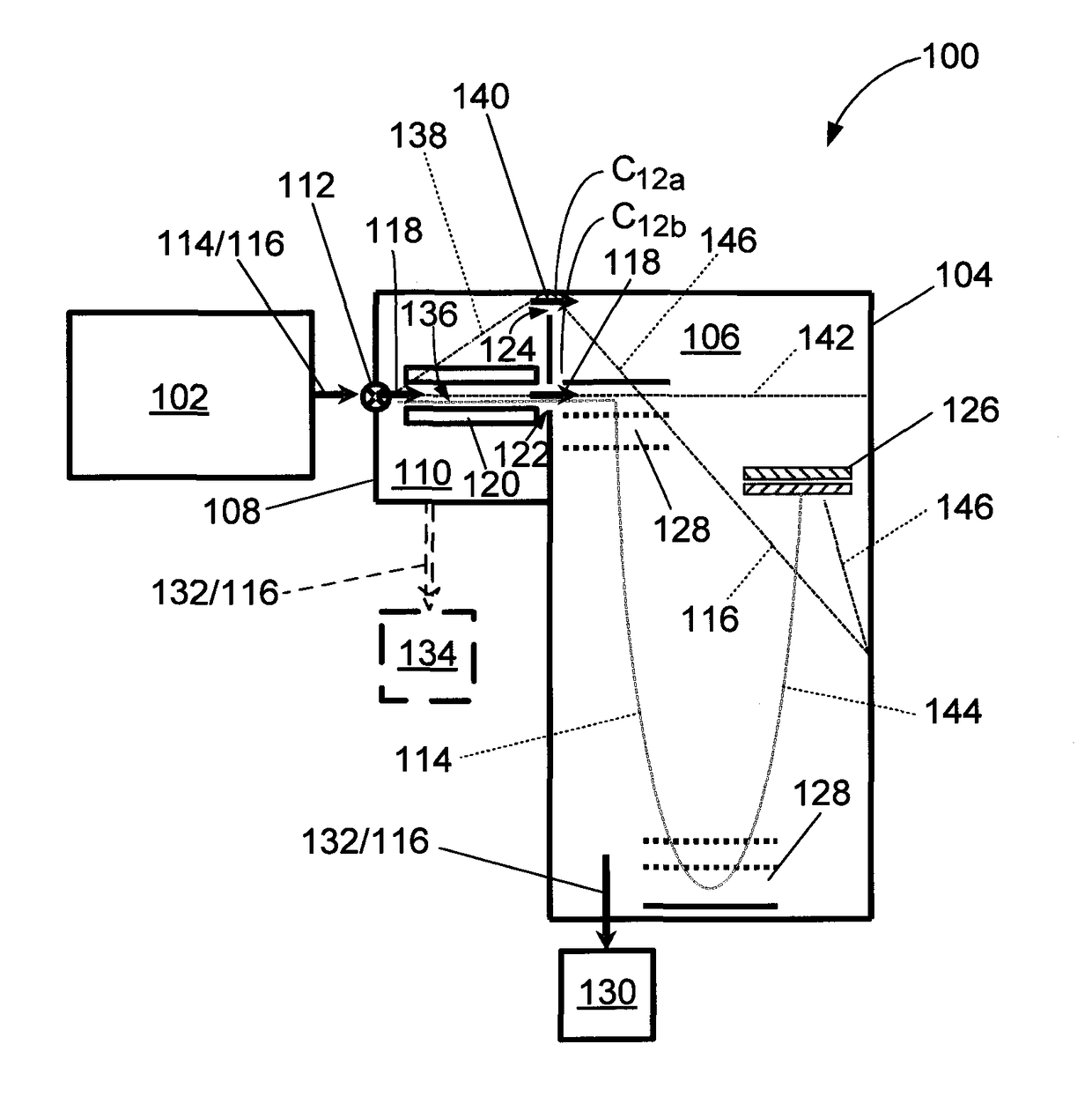 Systems for separating ions and neutrals and methods of operating the same