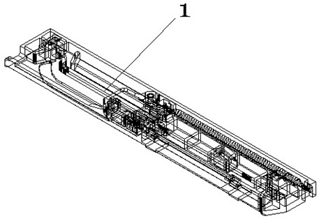 Fast-assembly guide rail buffer