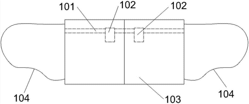 Heating device for mouth mask and mouth mask for treating rhinitis