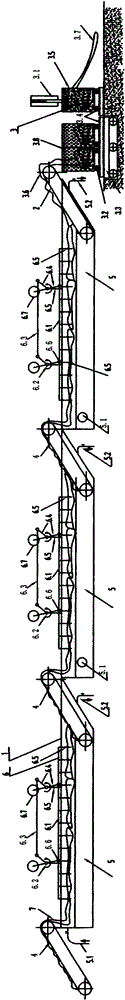 Ramie bast fiber washing and fiber drying linkage equipment