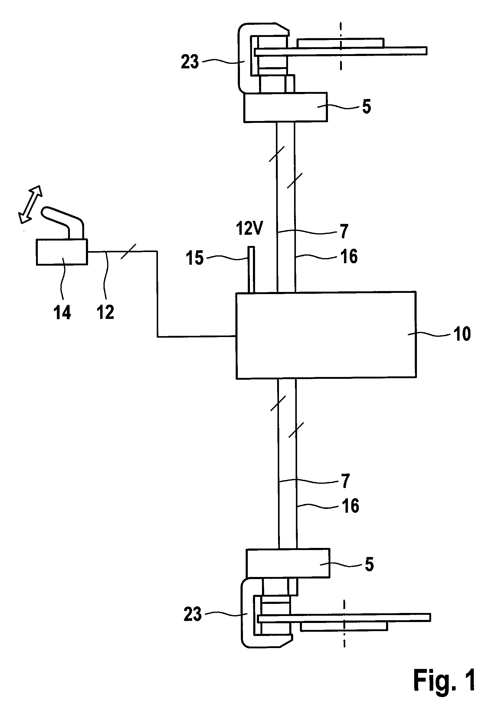 Parking brake and method for operating same