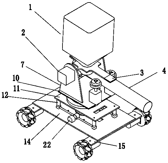 Movable tennis ball serving robot