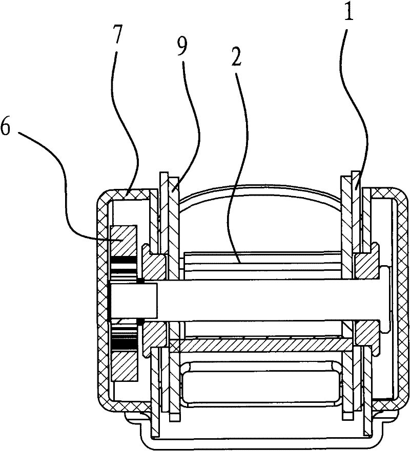 Automatic take-up tensioner