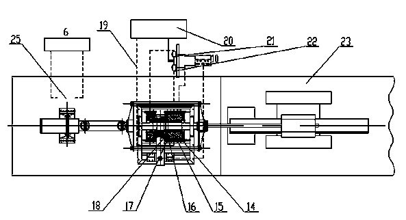 Overall test and data testing device for large-tonnage horizontal directional drilling machine