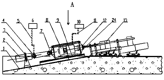 Overall test and data testing device for large-tonnage horizontal directional drilling machine