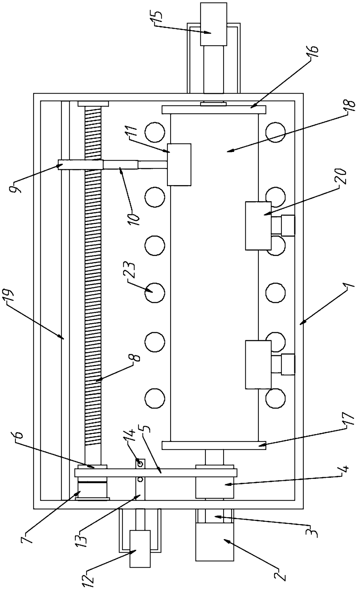 Semi-automatic natural gas pipeline sanding and polishing device