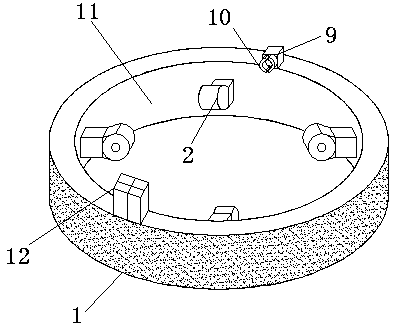 Thread guiding device applied to embroidery machine