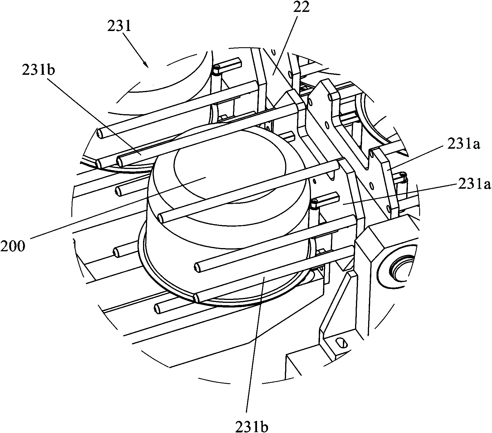 Automatic overturning machine