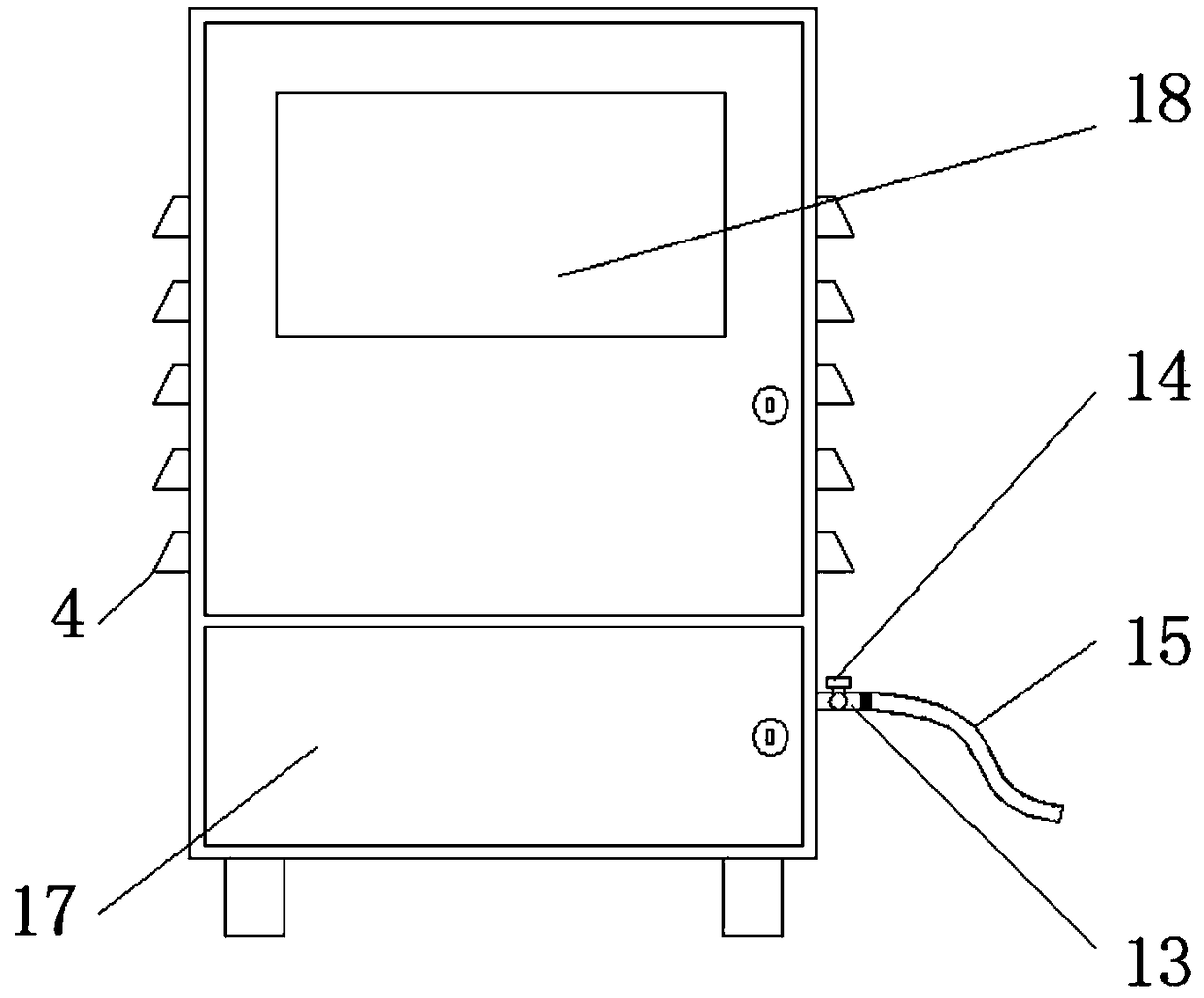 Explosion-proof electric cabinet with dehumidification function