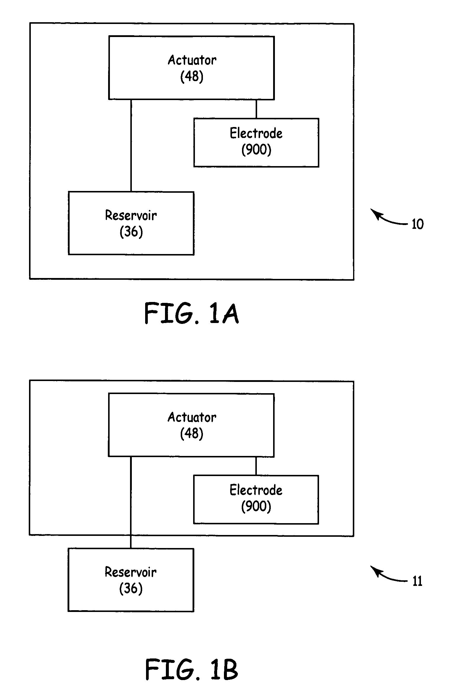 TUNA device with integrated saline reservoir