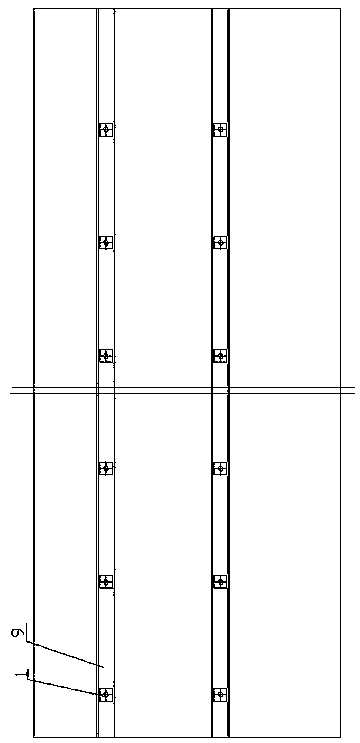 Fabricated temporary support device and application thereof