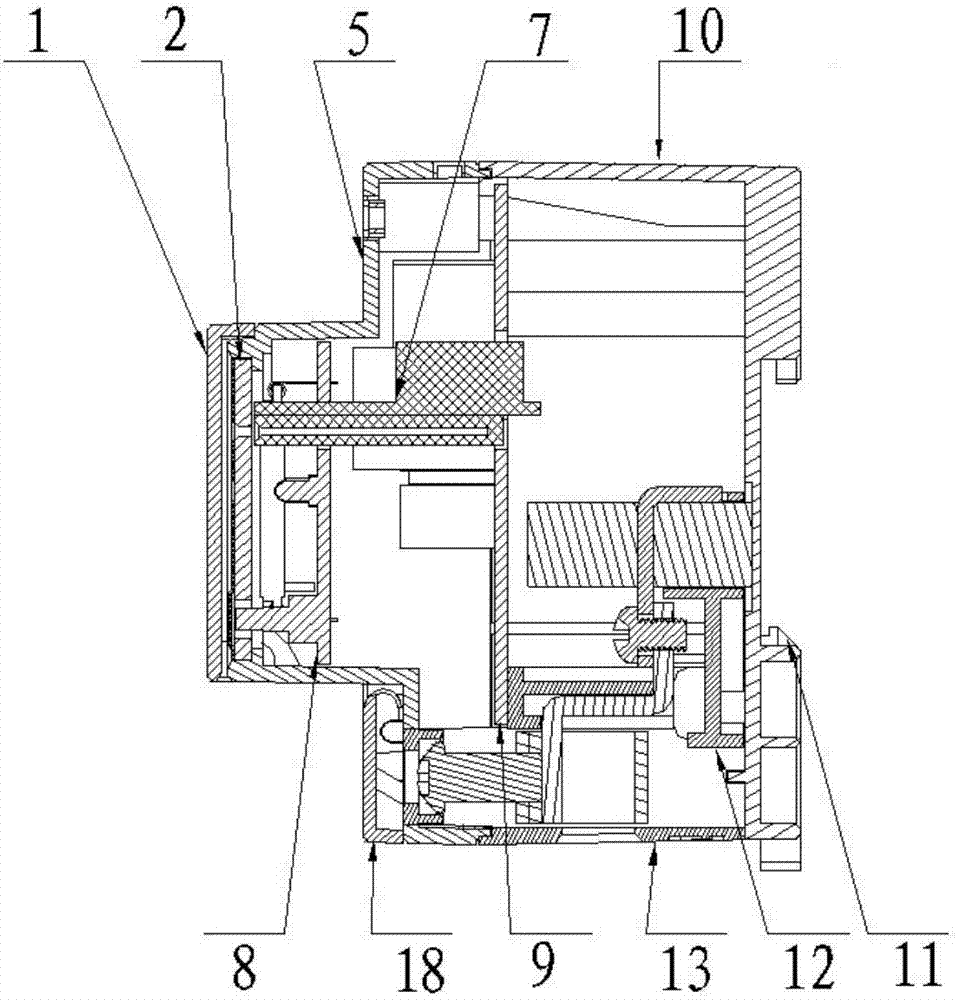 A guide rail type three-phase prepaid electric energy meter