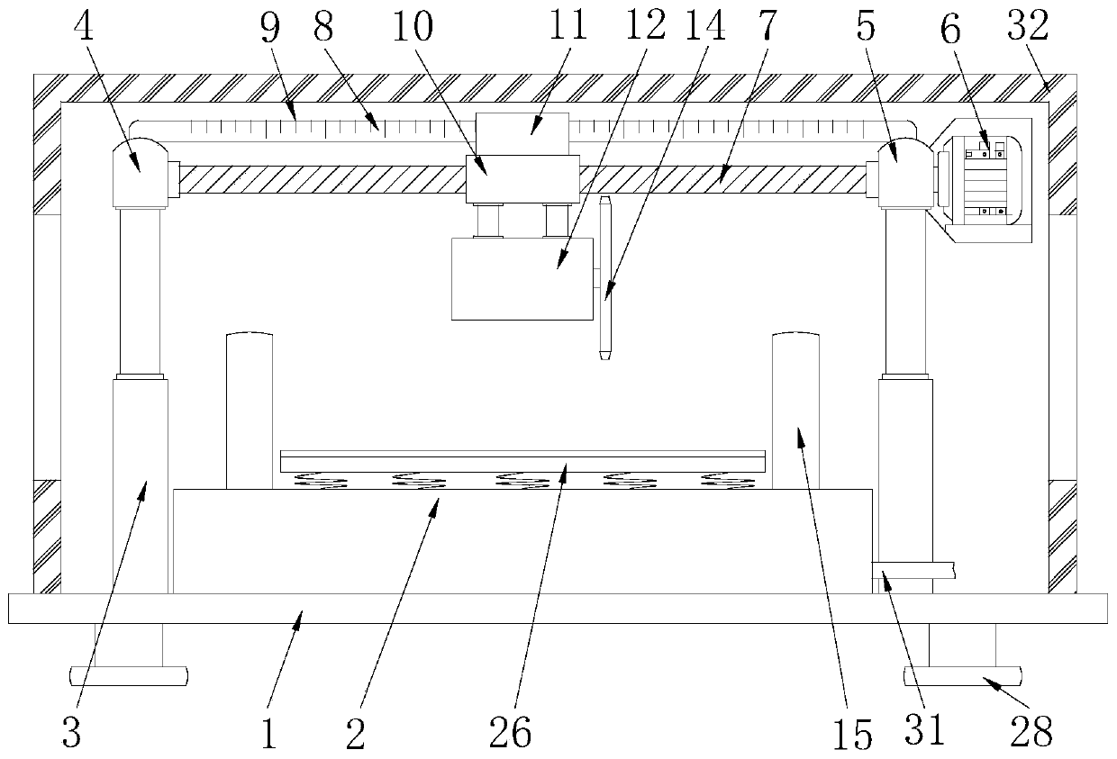 Water pipeline cutting device