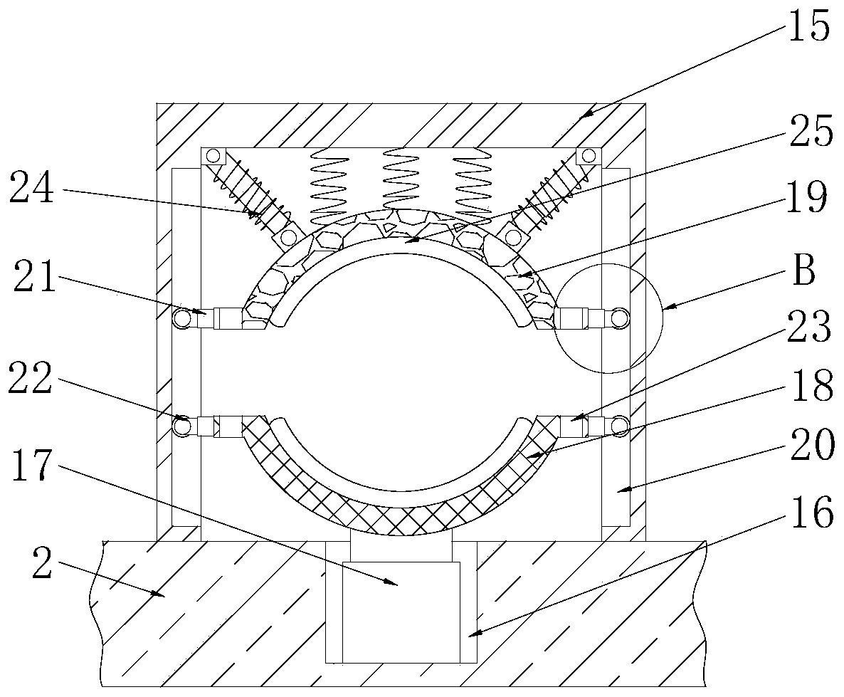 Water pipeline cutting device