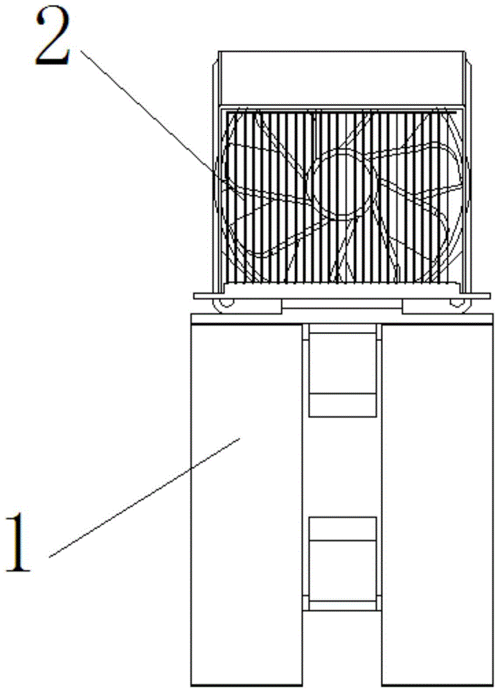 Novel integrated refrigeration fan