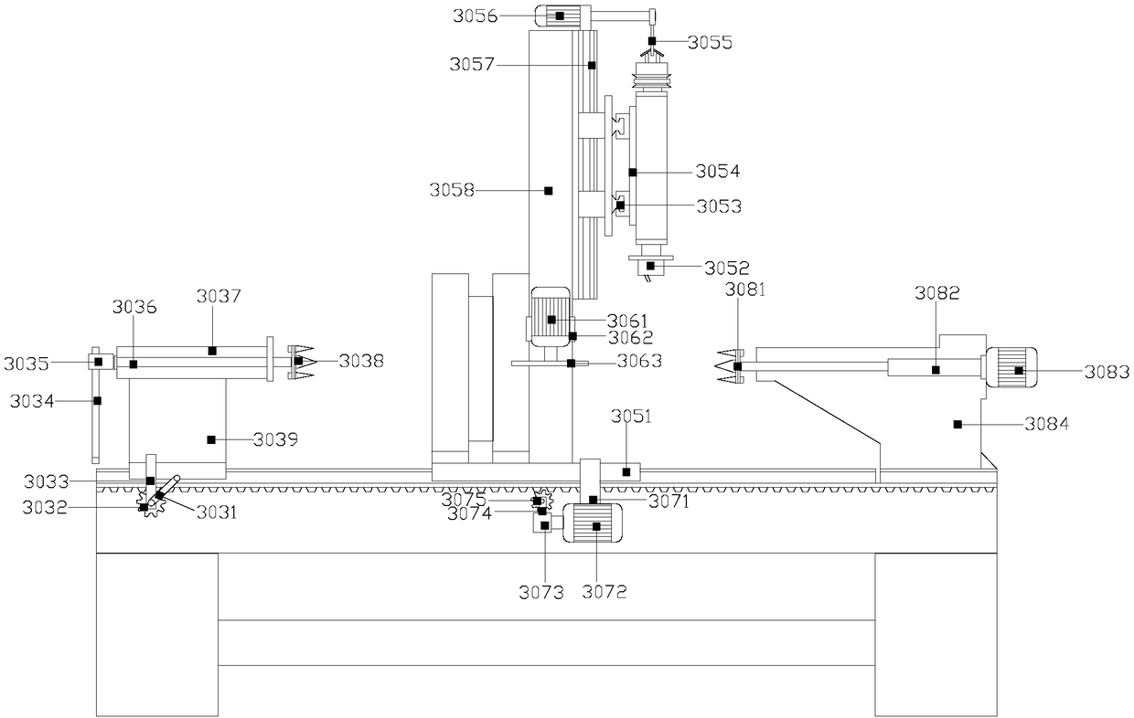 Lathe tailstock moving device