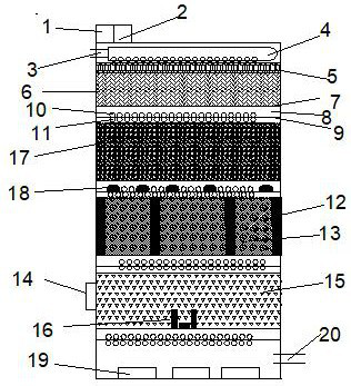 A gep-detachable landscape water purification equipment