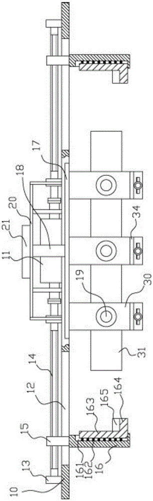 Reinforced clamping mechanism for conveying round steel