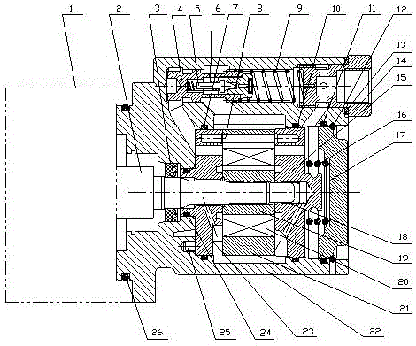 High-efficiency electric steering pump