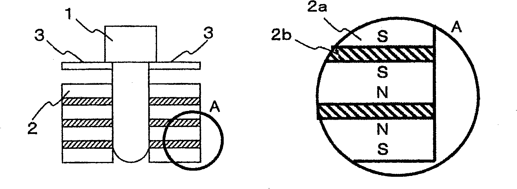 Magnetic separator and analyzer using the same