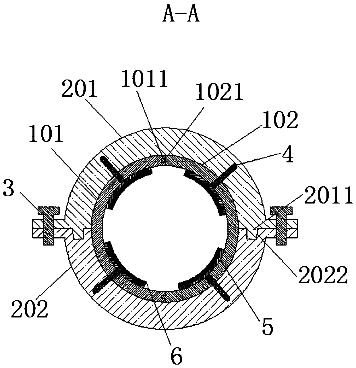 Fixing and automatic liquid dripping device for strut grafting of agricultural plants