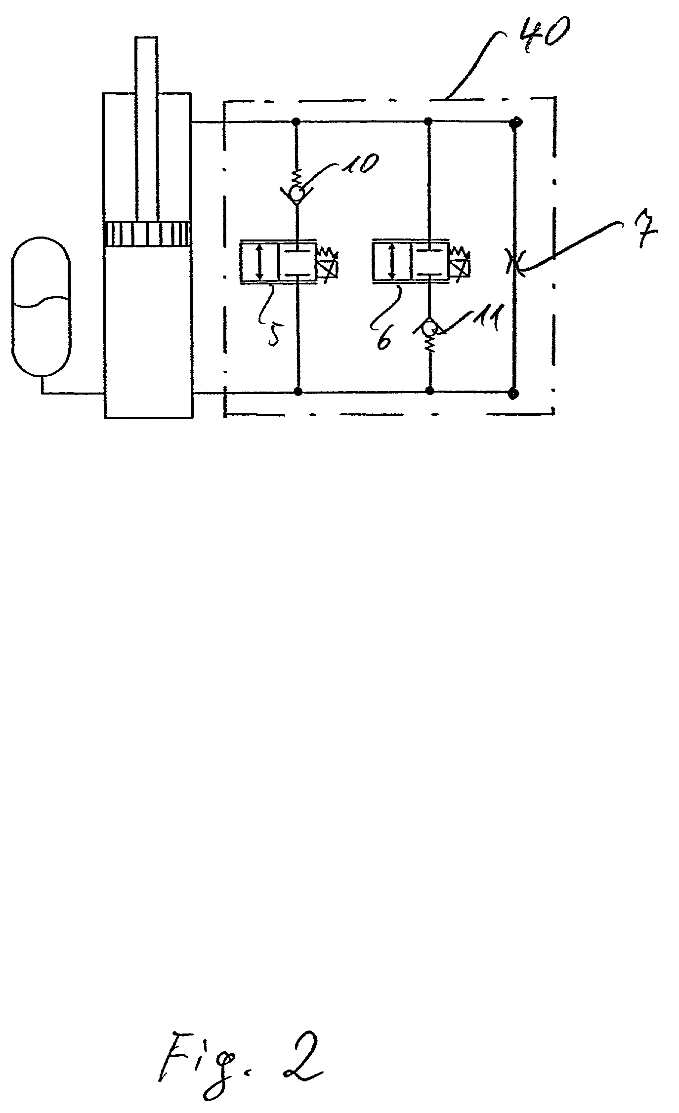 Regulated dashpot with shock-absorption force controls