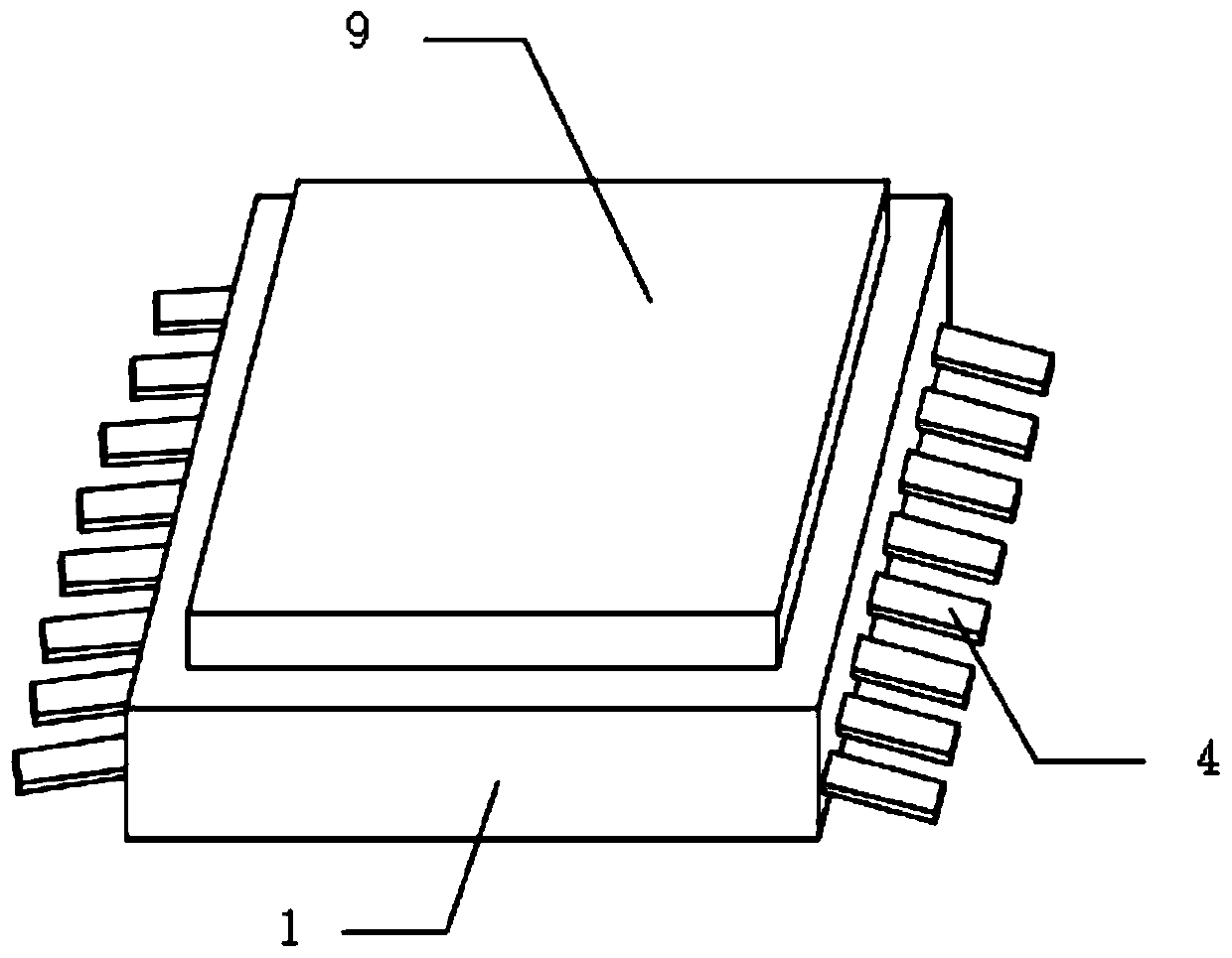 Method for packaging densely-arranged semiconductor chips for Internet of Things terminal