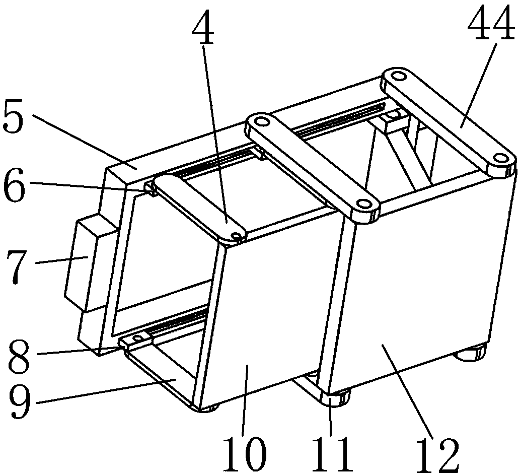 Telescopic fire escape device for high-rise use