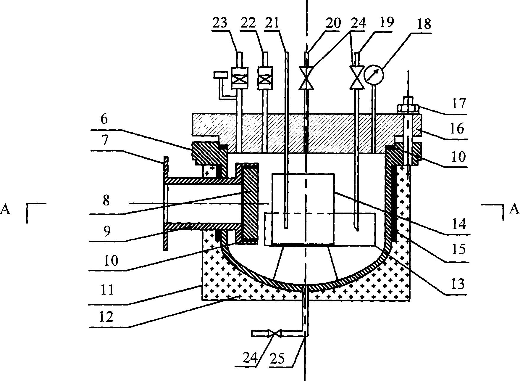 Pressure type microwave reactor