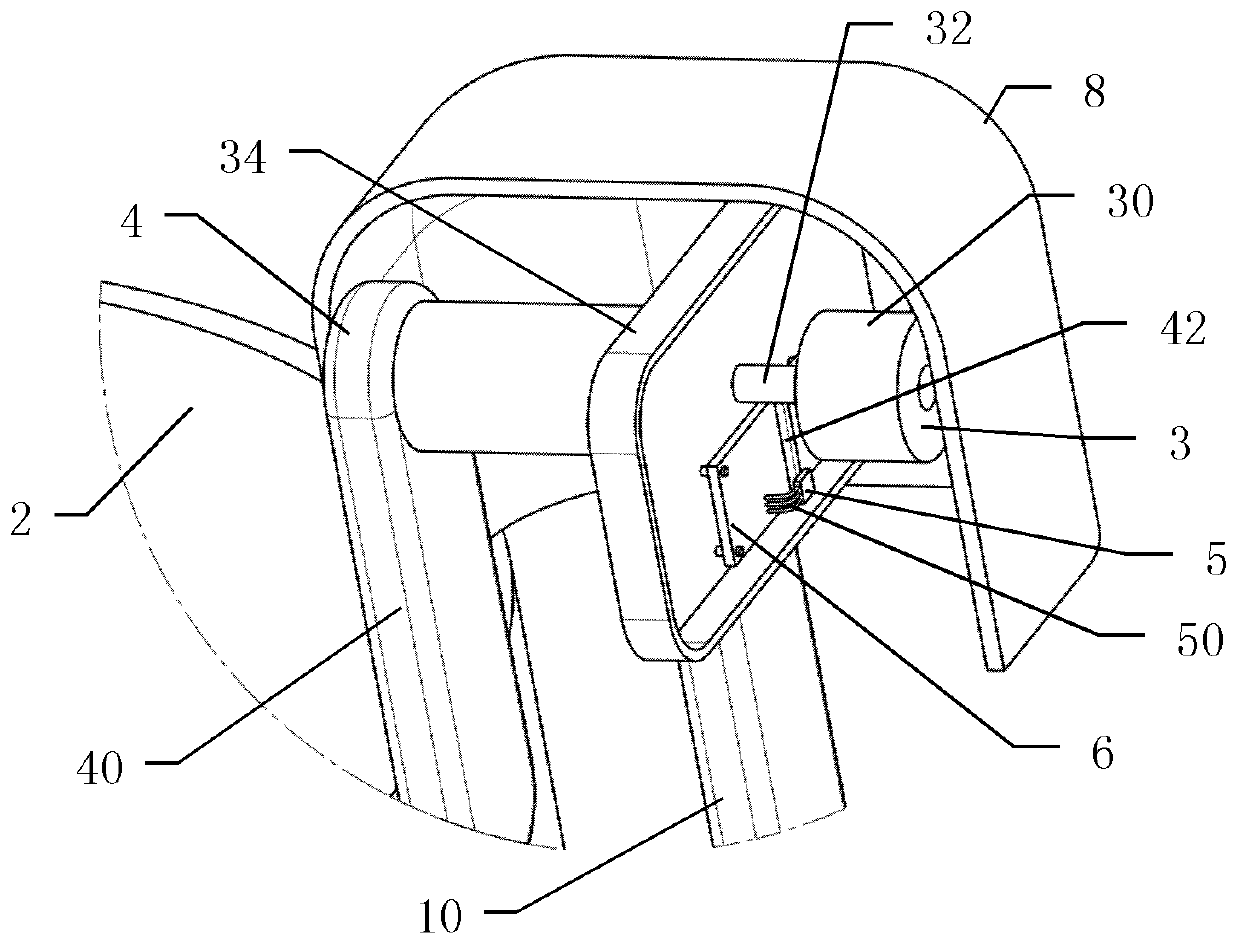 Baby care equipment and driving device thereof