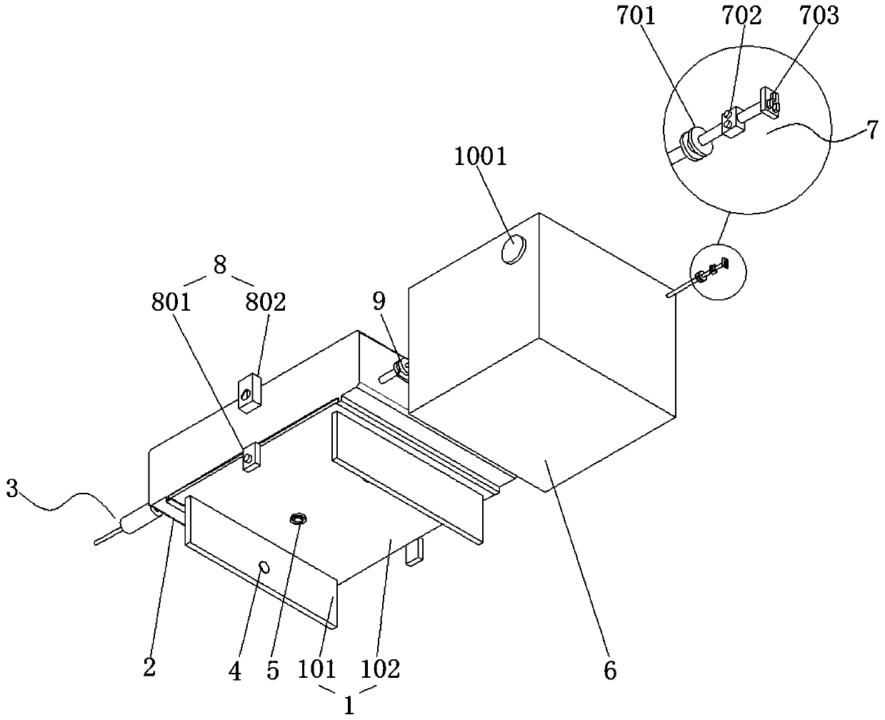 Solar water heat storage system used for heating