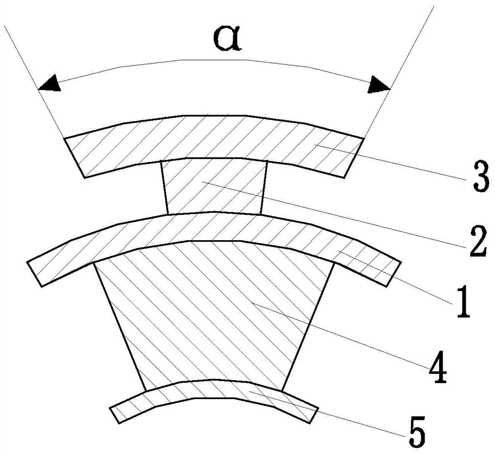 Positioning claw for inner hole positioning clamp